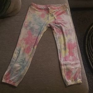 Tie dye lightweight sweatpants